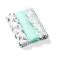Lavender Babyono Bamboo Muslin Diapers 3 pcs - 4 Colours