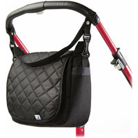 Black Caretero Quiled Changing Bag - 3 Colours