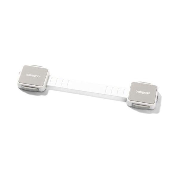 Light Gray Babyono Cabinet Safety Latch 2 pcs