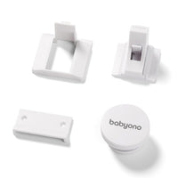 Light Gray Babyono Magnetic Drawer Safety Latches 4 pc