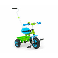 Olive Drab Milly Mally Tricycle Turbo With Handle - 8 Colours