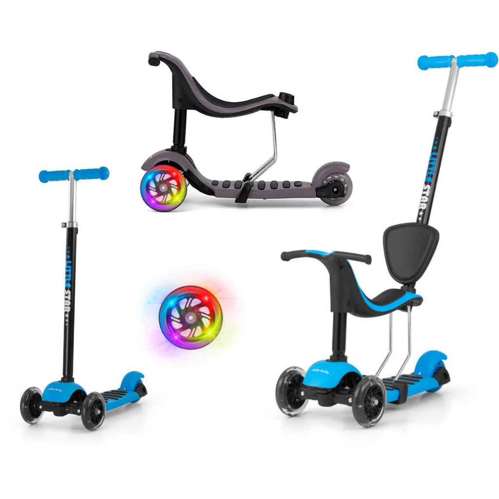 Milly Mally 3in1 Scooter - Little Star - Available in 7 Colours