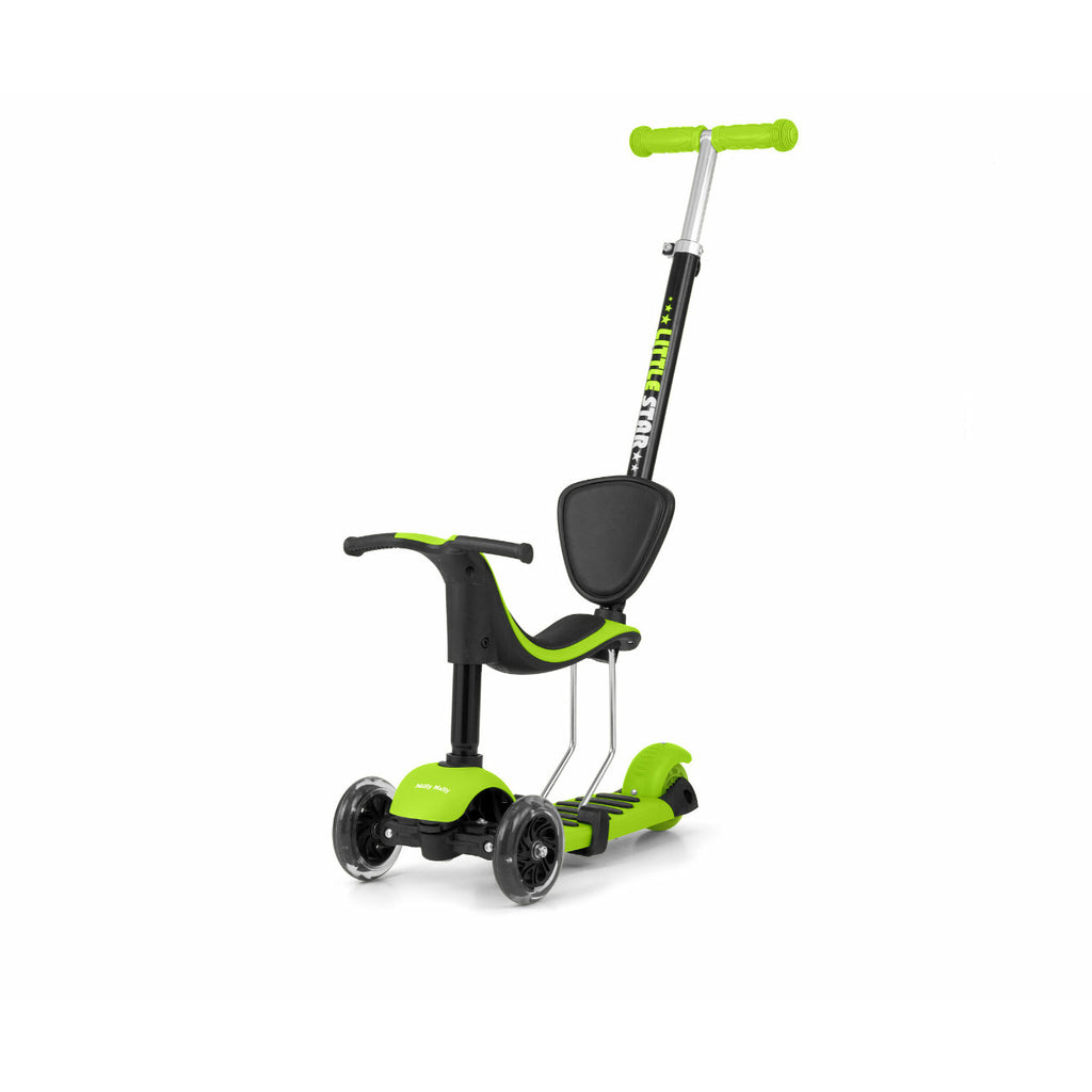 Dark Slate Gray Milly Mally 3in1 Scooter - Little Star - Available in 7 Colours
