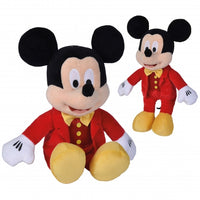 Black Simba Mickey Mouse in Red Tux Soft Toy - 25 cm