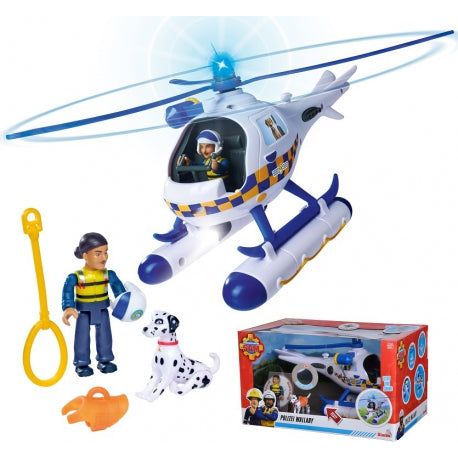 Simba Fireman Sam Police Helicopter Wallaby