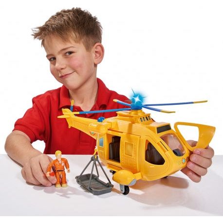 Simba Fireman Sam Helicopter Wallaby 2 - 34 cm