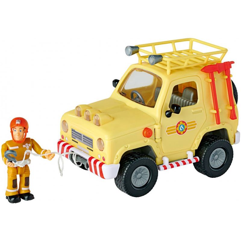 SIMBA Sam le pompier Jeep Rescue Action Figure Sam 