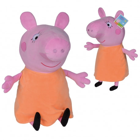 Rosy Brown Simba Peppa Pig Mummy Pig Soft Toy - 35 cm