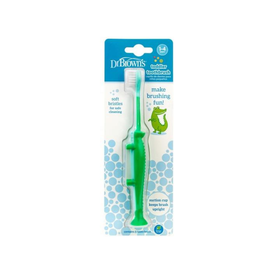 Medium Sea Green Dr Brown's Toothbrush - 3 Designs