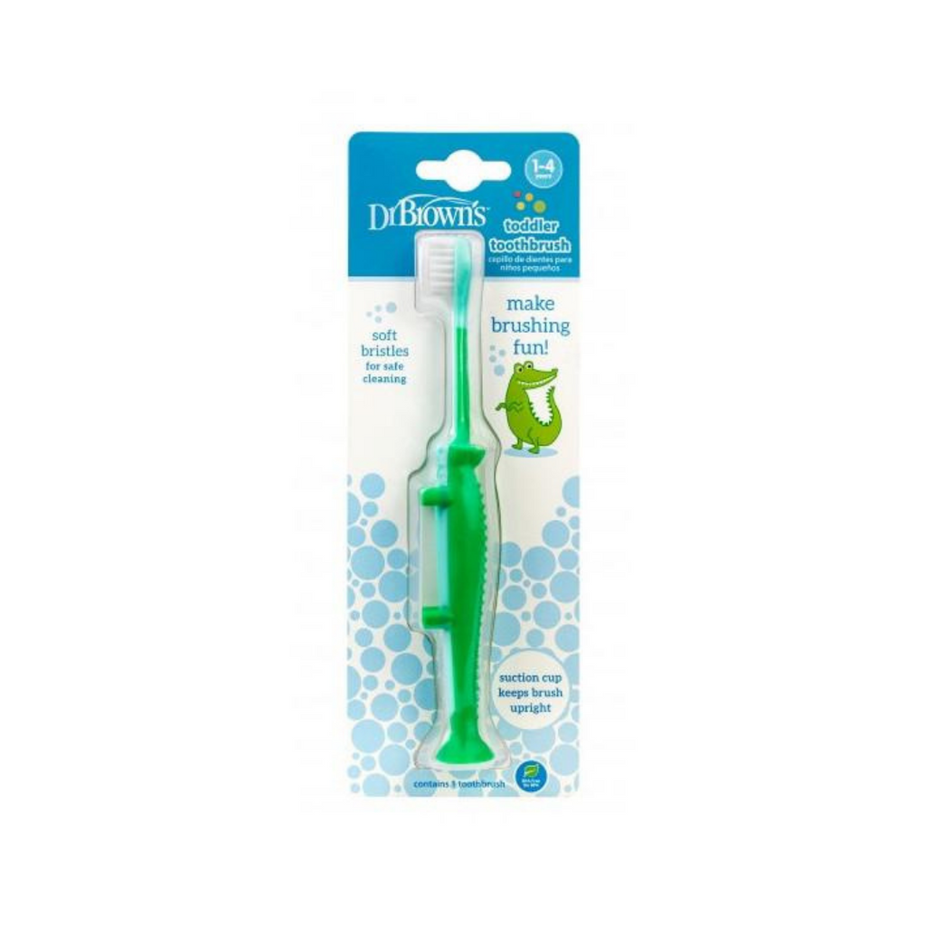 Medium Sea Green Dr Brown's Toothbrush - 3 Designs