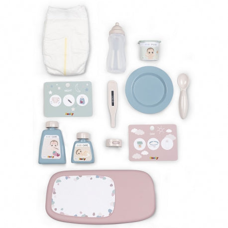 Light Gray Smoby Baby Nurse Suitcase With Accessories - 2 Colours