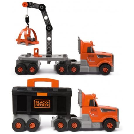 Dark Slate Gray Smoby Black+Decker Large 3-in-1 Truck