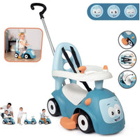 Light Gray Smoby Maestro 4in1 Ride On Car - 2 Colours
