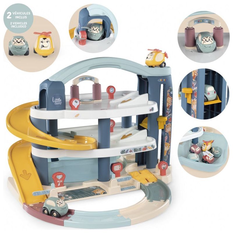 Smoby Little Maxi Garage Vroom Planet