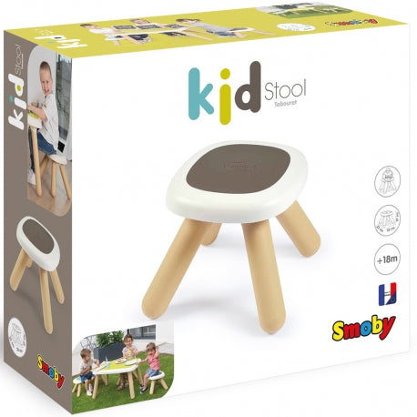 Rosy Brown Smoby Kids Stool - White