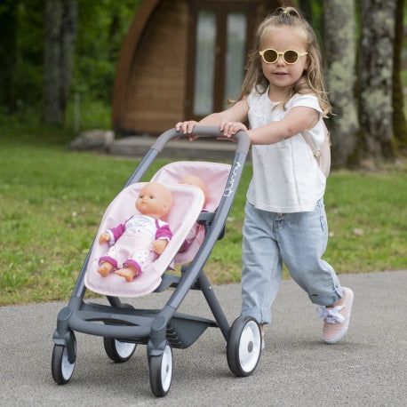 Smoby Maxi Cosi Quinny dubbele kinderwagen voor tweelingen