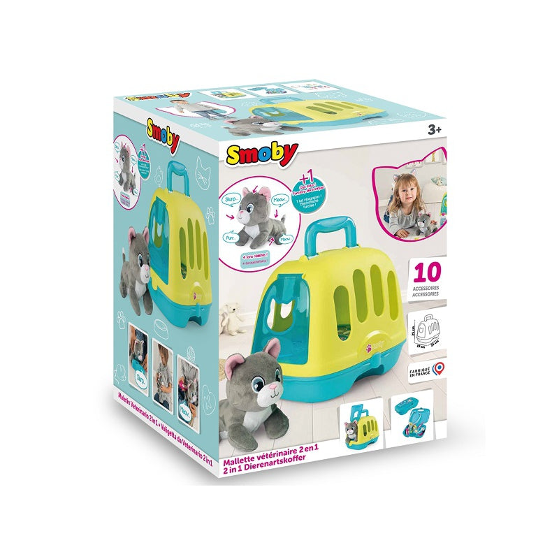 Smoby Vet Set With Interactive Kitty