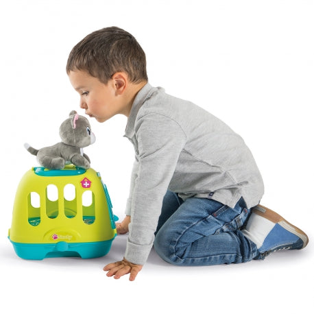 Gray Smoby Vet Set With Interactive Kitty