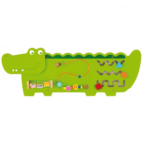 Viga Sensorische Manipulatie Board Krokodil