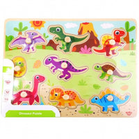 Wheat Tooky Toy Wooden Puzzle - Dinosaurs