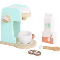 Light Gray Tooky Toy Wooden Coffee Maker