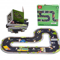 Dark Slate Gray Tooky Toy Create Your Own Road Puzzle 21 pcs -  3 Versions