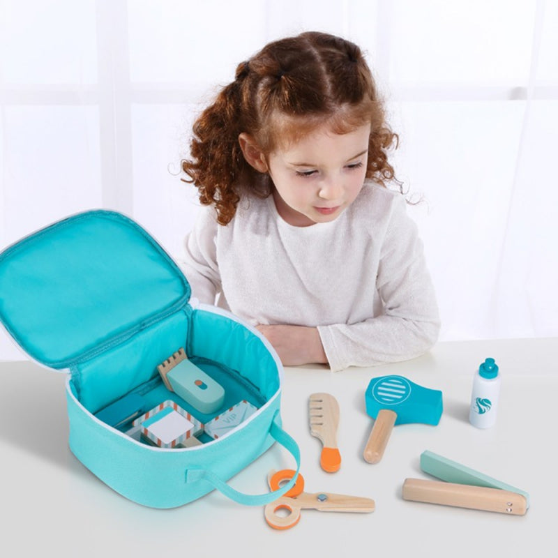 Tooky Toy Wooden Hairstylist Play Set