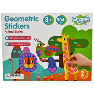 Light Gray Woopie Art&Fun Geometric Stickers