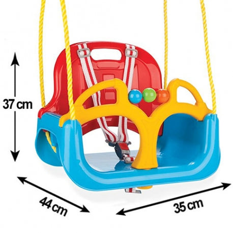 Light Gray Woopie 3in1 Garden Swing With 5-point Harness - 3 Colours