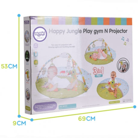 Light Gray Woopie Interactive Baby Playmat - Jungle